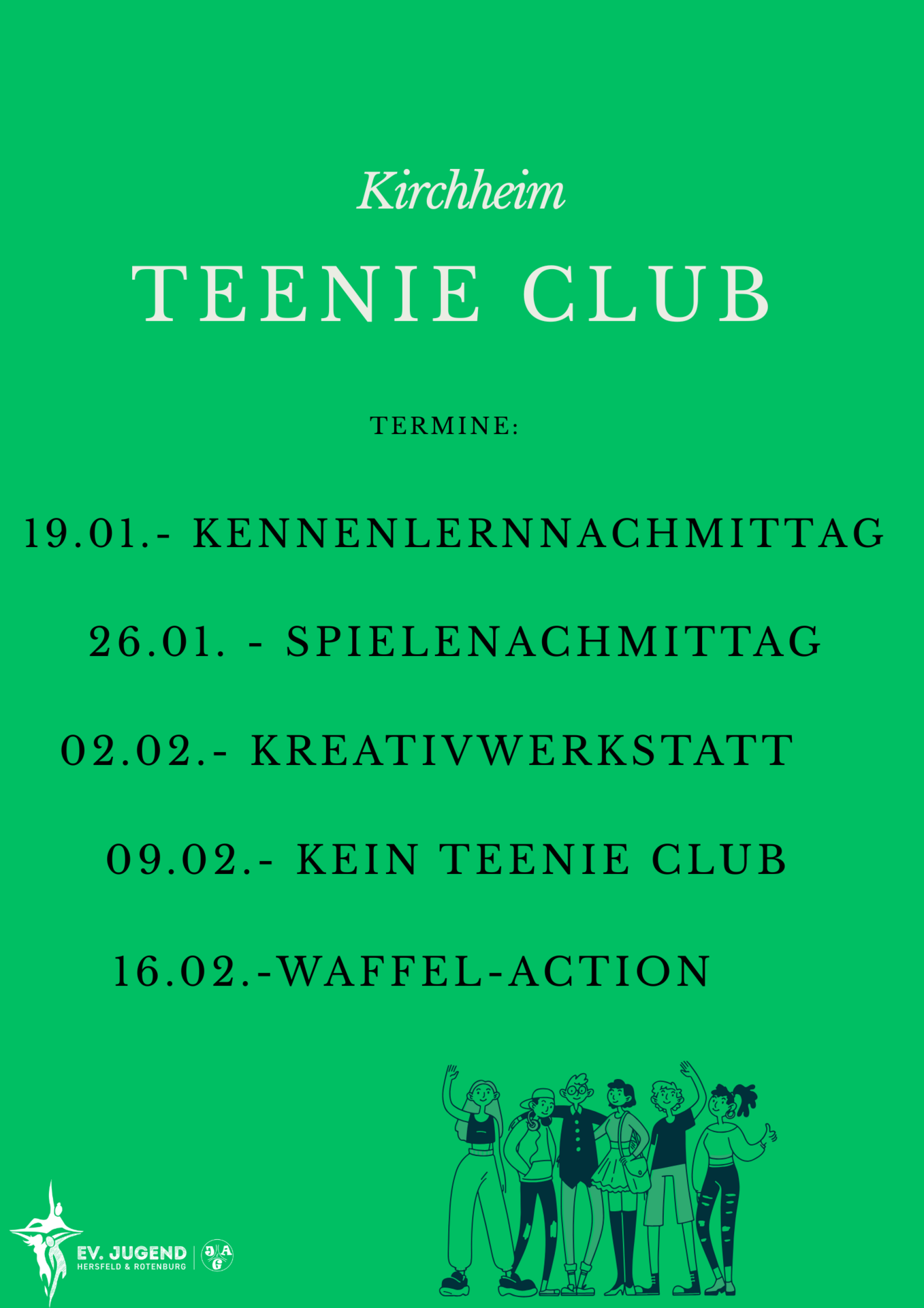Teenie Club startet in Kirchheim, Flyer 2