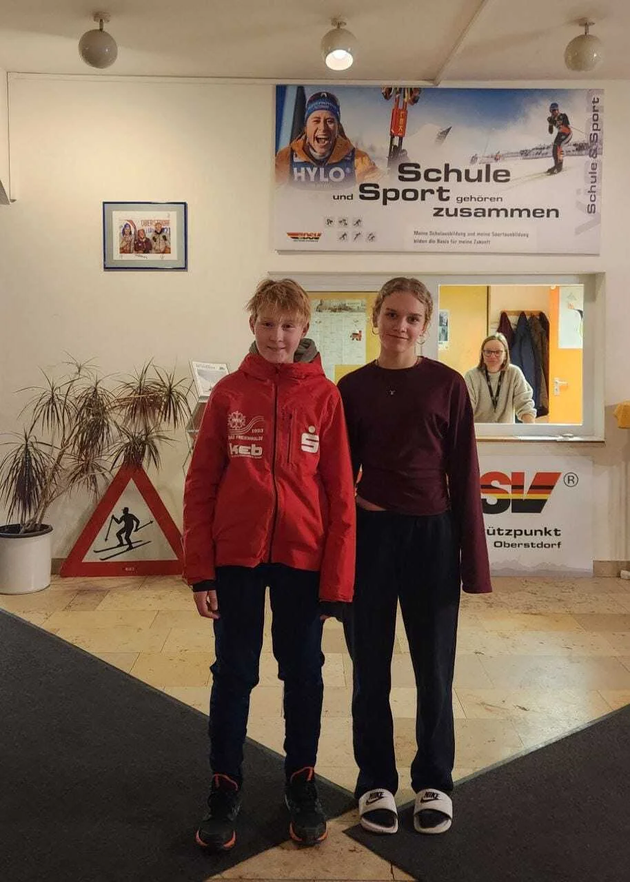 Leon Latypov und Mila Twarok