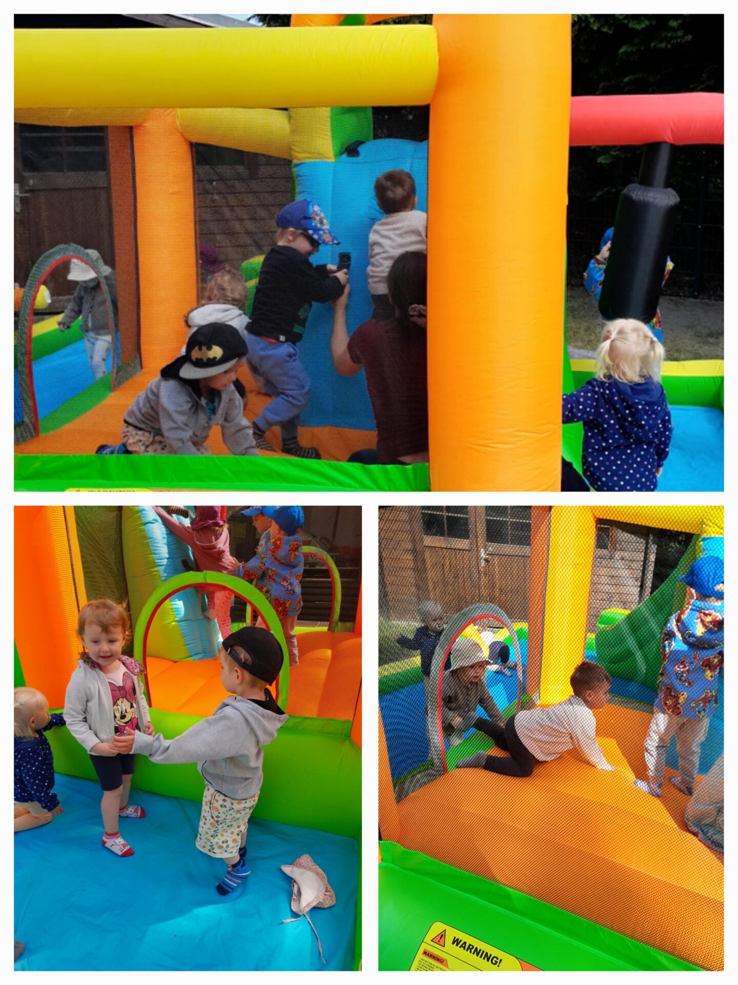 Auch eine Hüpfburg durfte zur Feier des Tages nicht fehlen. Die Kinder hatten großen Spaß beim Toben.