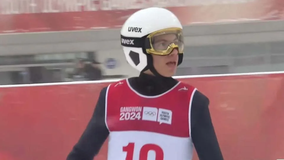 Max Unglaube bei den Olympischen Winterspielen der Jugend in Gangwon auf Rang 9