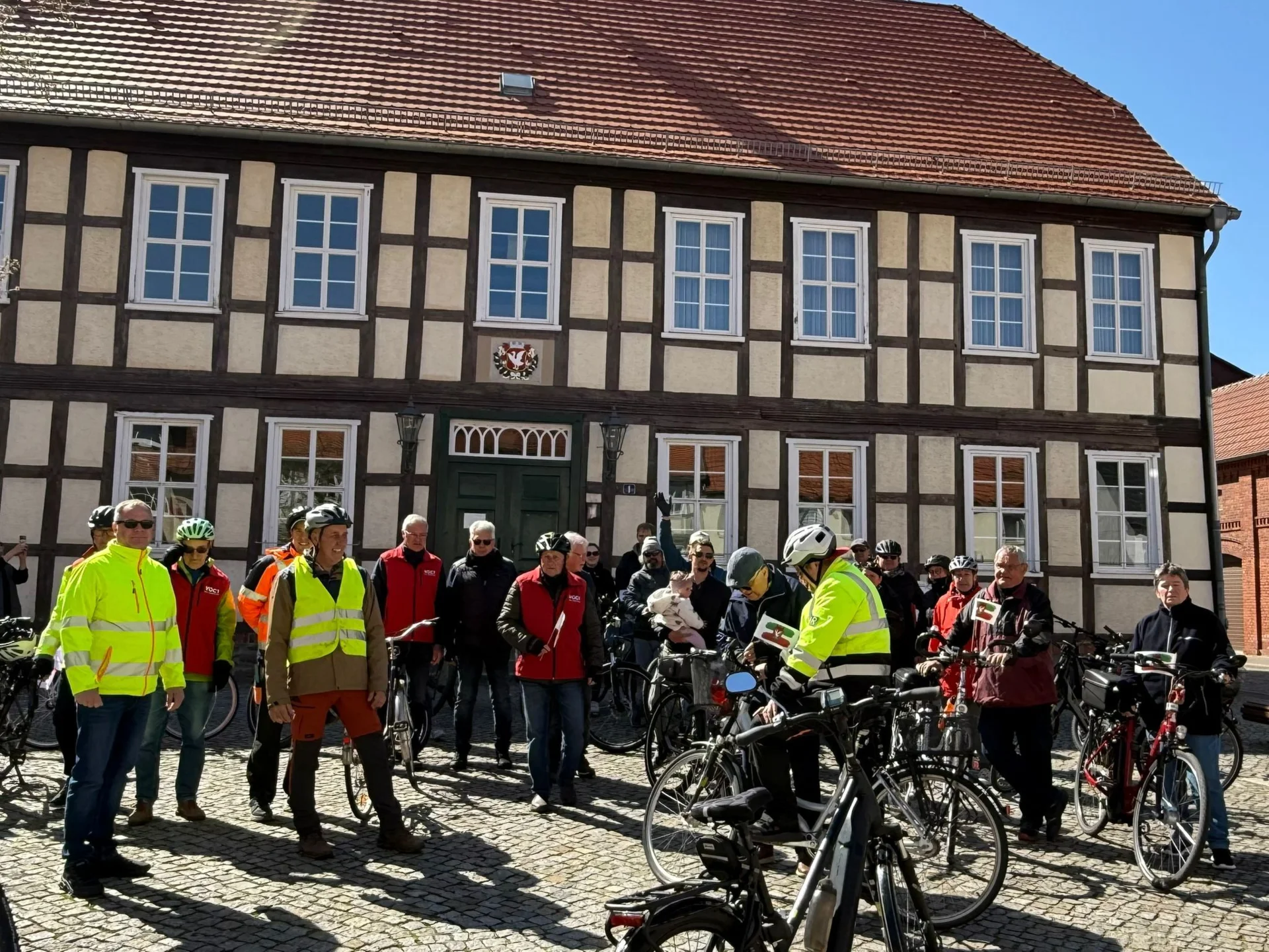 Anradeln Putlitz Rathausplatz