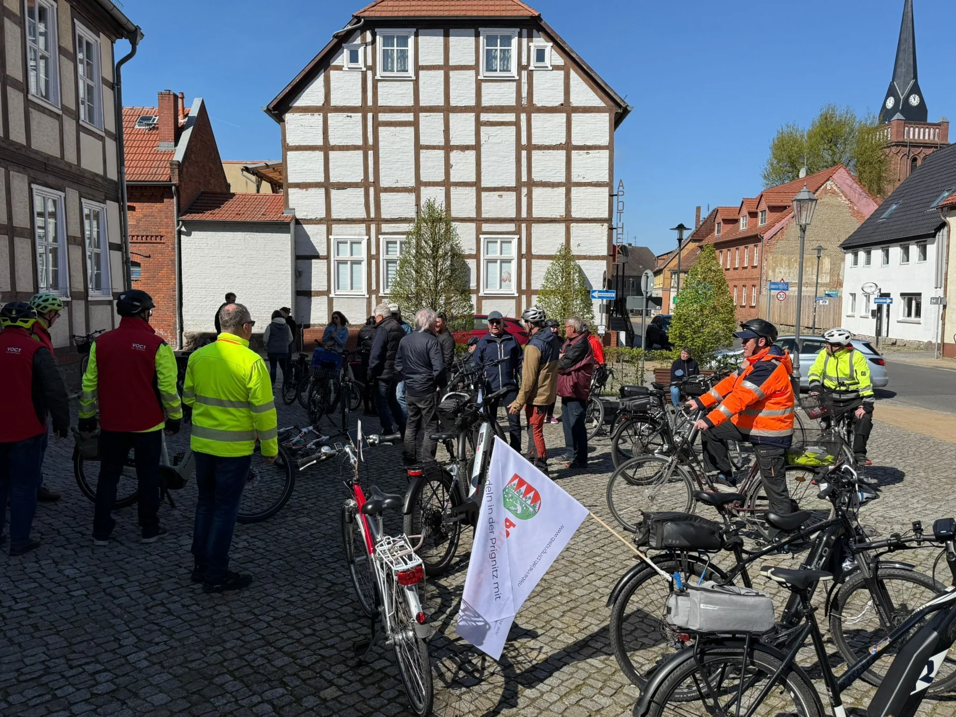 Anradeln Putlitz Rathausplatz
