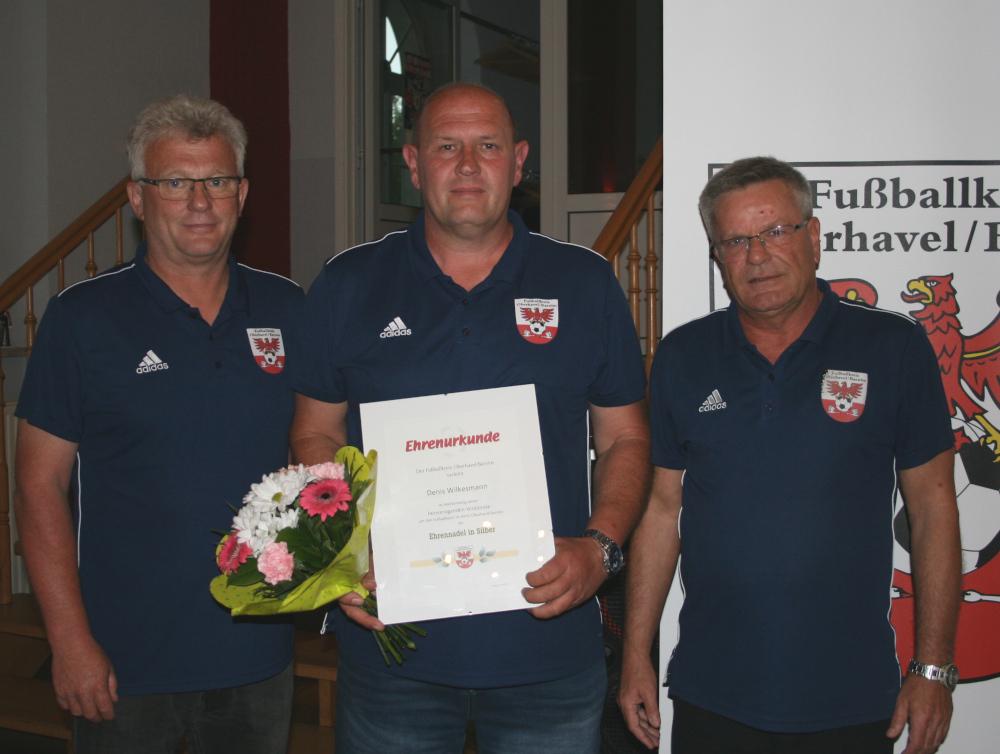 Denis Wilkesmann, Silberne Ehrennadel des Fußballkreises (16.06.2023)