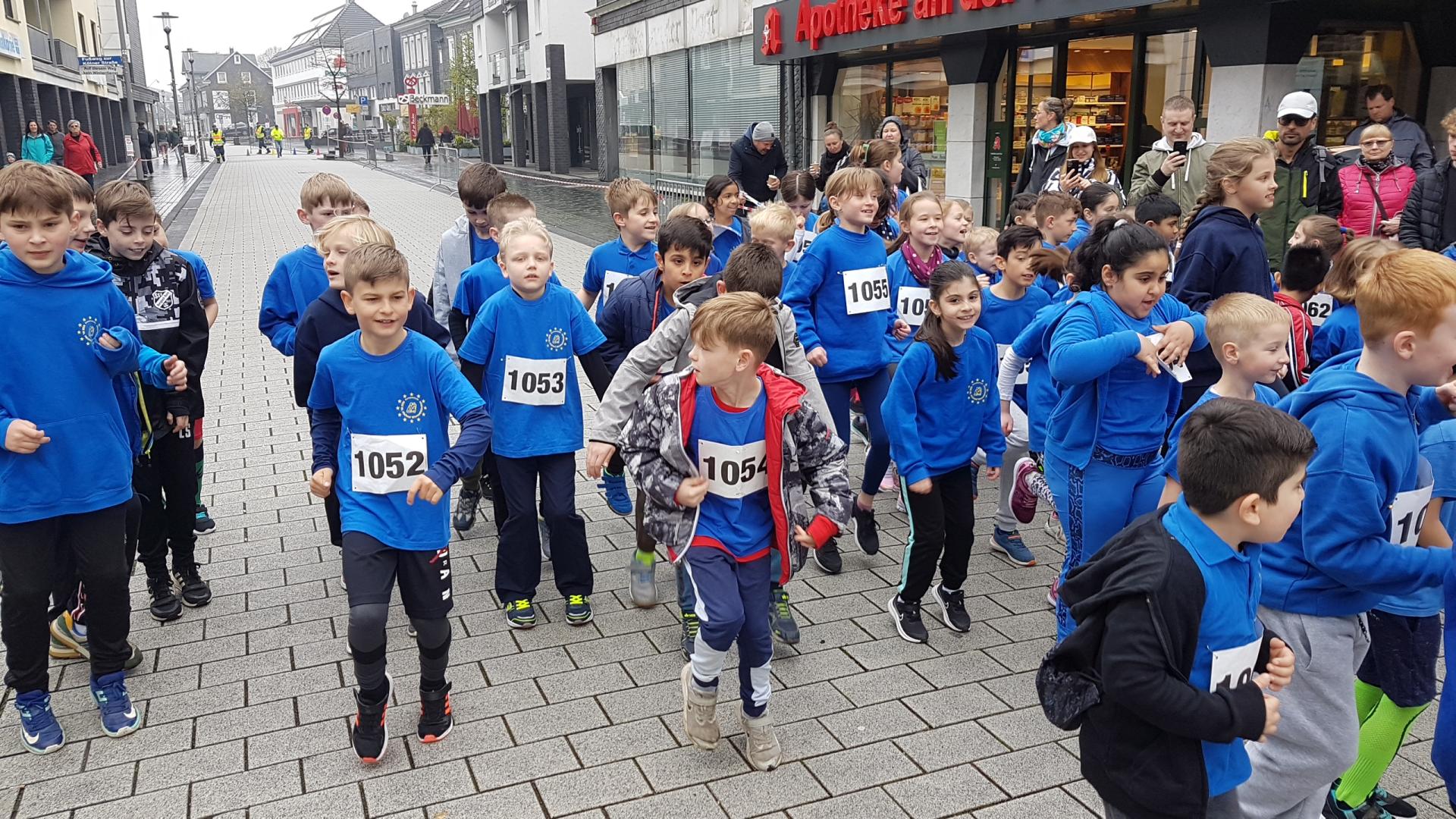 Aufwärmen vor dem Start