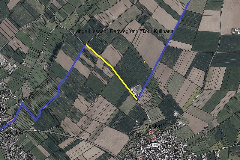 Radweg Route