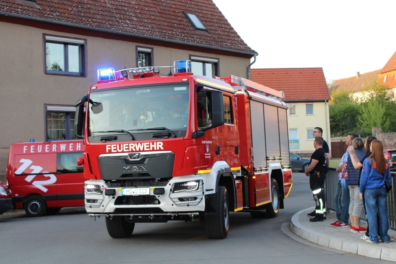 Für das neue TLF 3000 der Feuerwehr Oberschmon wurden mehr als 460.000 € investiert.