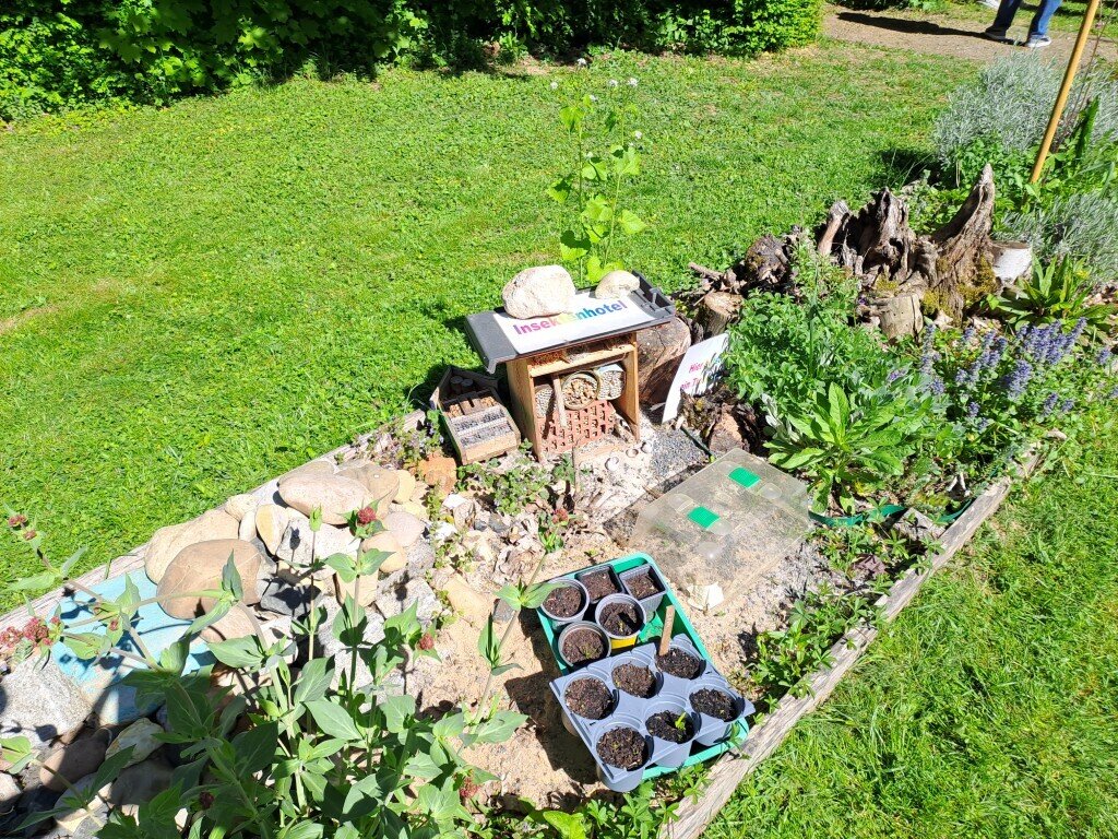 SiWi, Insektenbeet mit Insektenhotel