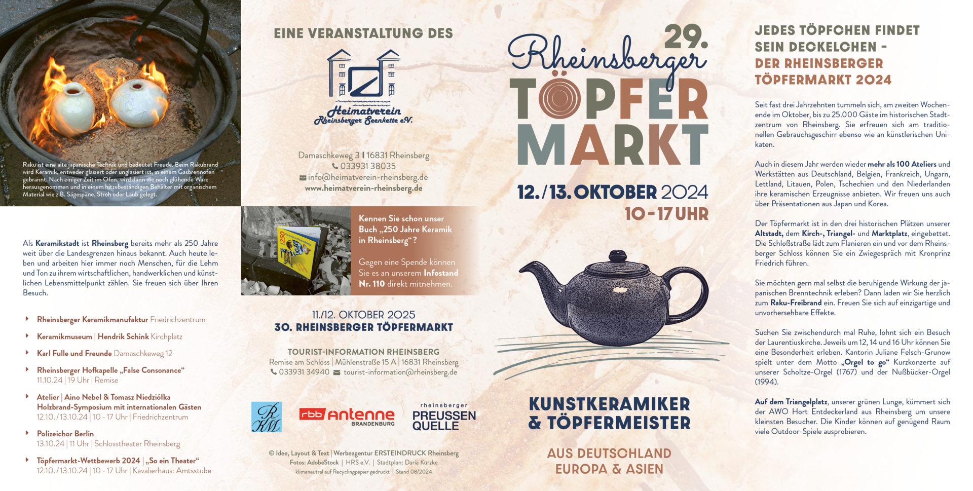 Flyer_Rheinsberger Töpfermarkt 2024