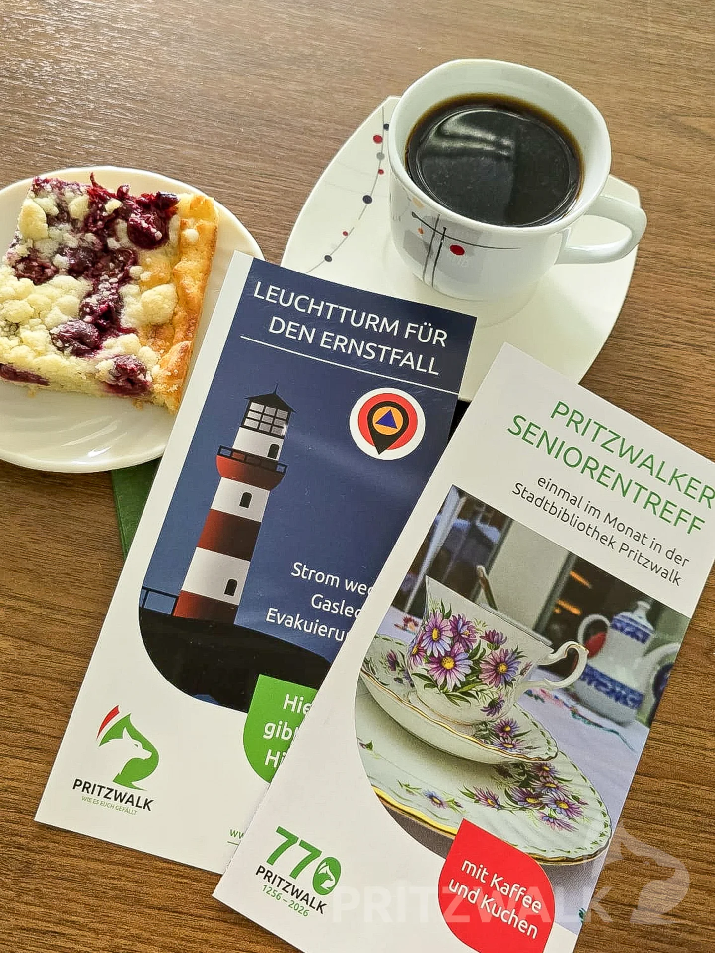 Die Pritzwalker Landfrauen sorgten für Kaffee und Kuchen. Foto: Stadt Pritzwalk