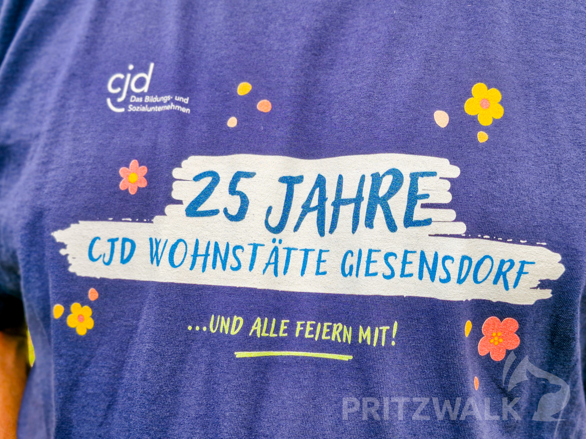 Zum Jubiläum gab es T-Shirts. Foto: Stadt Pritzwalk