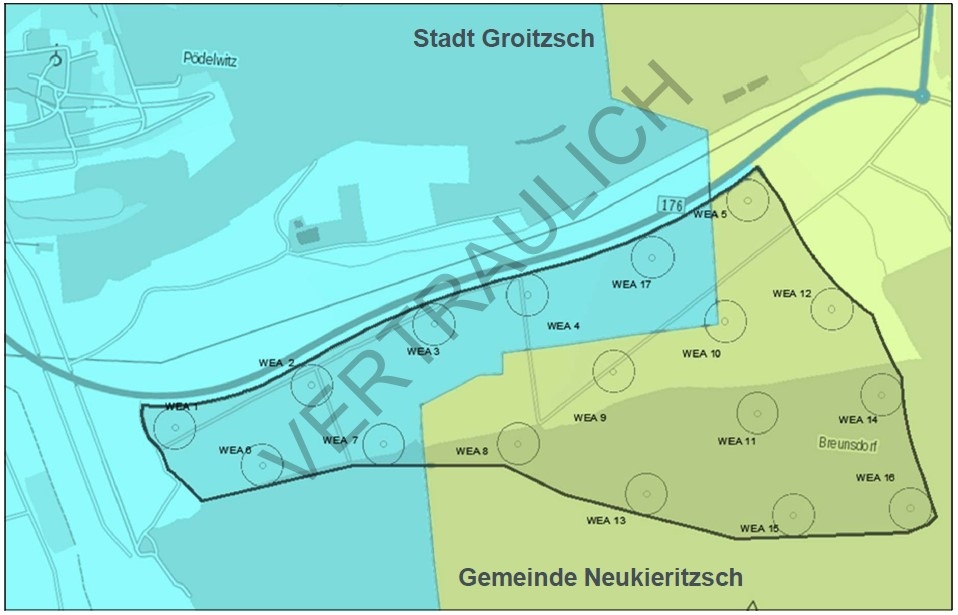 1. Entwurf - Windpark Breunsdorf