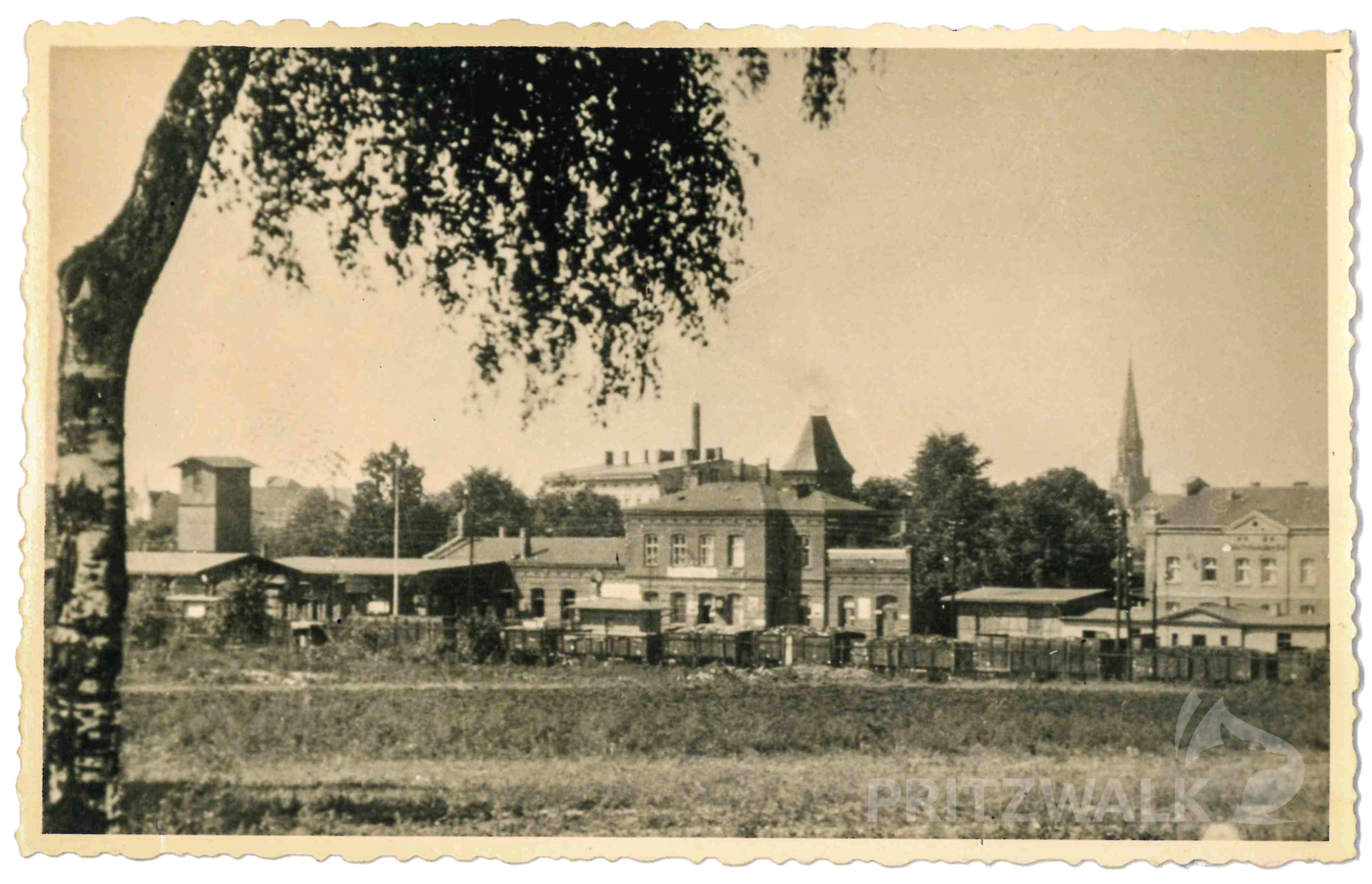 Der Bahnhof vor dem Unglück. QUelle: Archiv Museum Pritzwalk