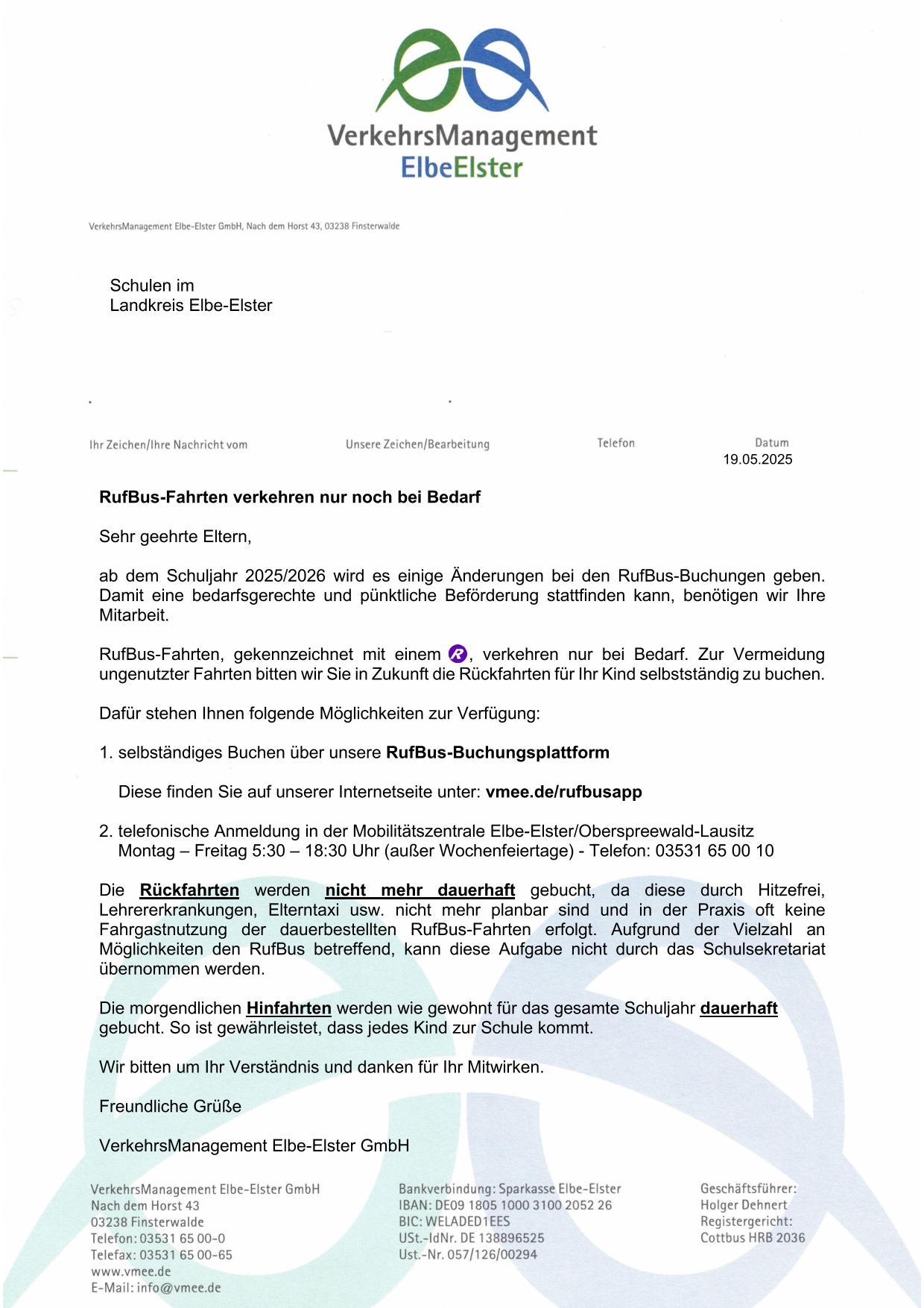 Elternbrief RufBus ElbeElster vom 19.05.25 1