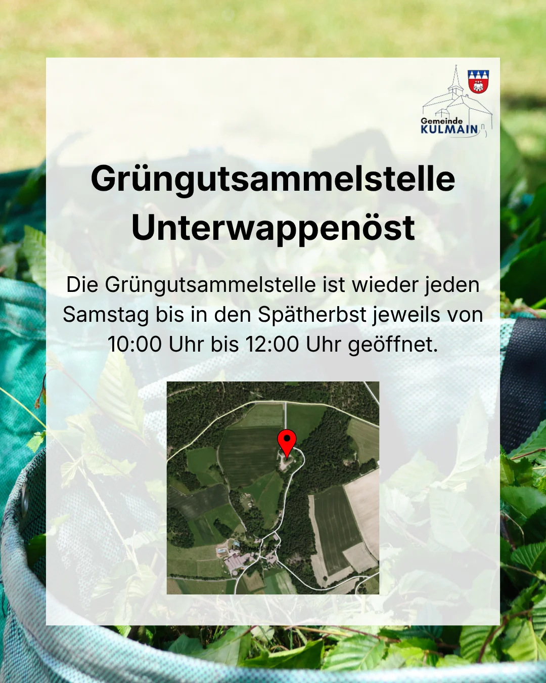 Info Grüngutsammelstelle