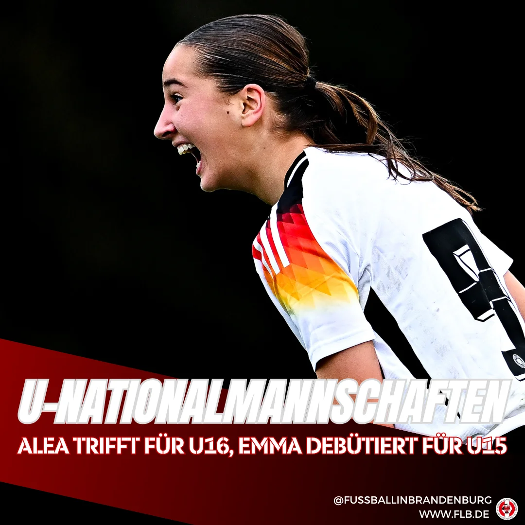 Brandenburgerinnen feiern Erfolge im DFB-Trikot
