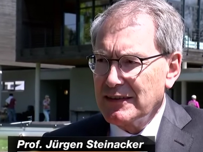 Prof. Dr. Dr. Jürgen M. Steinacker im Interview, Bildrechte beim ZDF (Bild vergrößern)