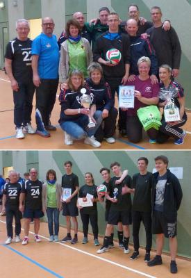 Foto zur Meldung: Volleyball am Volkssporttag in Laage