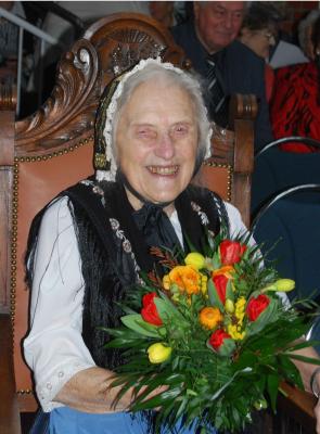 Karla Bollow (1913-2014) – Ehrenmitglied der NGM an ihrem 100. Geburtstag