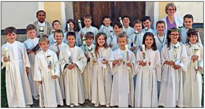 22 Kinder feiern Erstkommunion in Ruderting