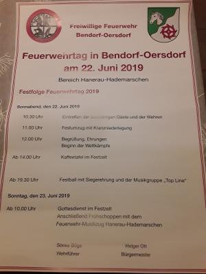 Vorschaubild zur Meldung: Amtsfeuerwehrfest 2019 in Bendorf