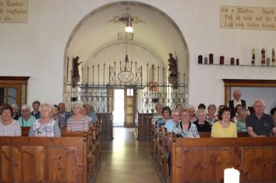 Die Senioren genossen die Fahrt zum Kolmsteiner Kircherl