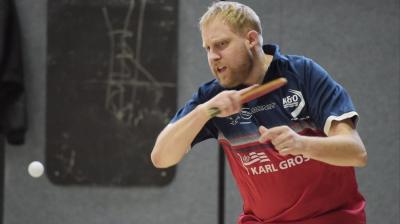 Foto zur Meldung: Huder Tischtennisspieler Felix Lingenau bei der DM in Erfurt