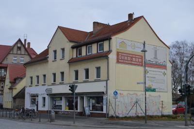 Unser Bild zeigt das Gebäude in der Bahnhofstraße 80 in 2018.