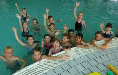 Foto zur Meldung: Klasse 3a: Die letzte Schwimmstunde