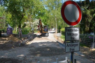 Anliegerstraßenbau im Bereich Germanenstraße, Alemannenstraße und Wendensteg beginnt