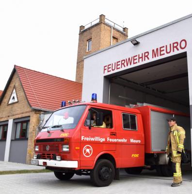 Punktlandung in Meuro: Neues Depot steht nun der Feuerwehr zur Verfügung