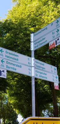 Radwegweisung im Landkreis Helmstedt (Foto: Landkreis Helmstedt)