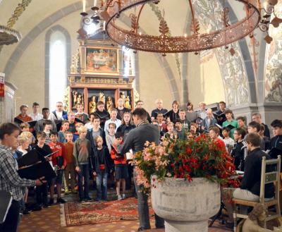 Der Staats - und Domchor 2017 in der Kirche Klettwitz
