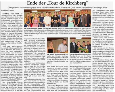 Ende der "Tour de Kirchberg"