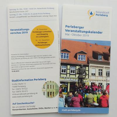 Statd Perleberg | kostenfreier Veranstaltungskalender der Stadt Perleberg (Mai bis Oktober 2019)