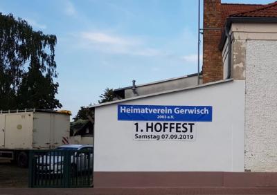 Ankündigung: Hoffest des Gerwischer Heimatvereins