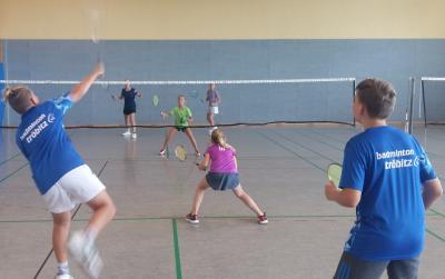 Foto zur Meldung: Tröbitzer Badmintonnachwuchs - Qualifikation zur Meisterschaft