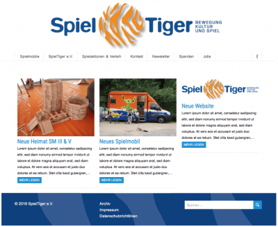 Foto zur Meldung: neue Website Foto zur Meldung: neue Website