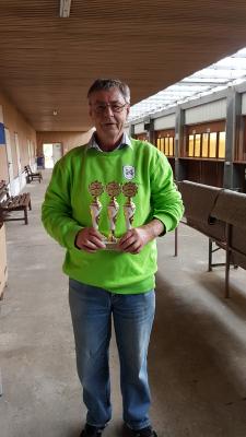 KSV - Schützen beim 13.Landesseniorenpokal in Halle – Trotha erfolgreich  - Frank-Lutz Koltermann holte 3 x Gold und einen neuen Rekord - (Bild vergrößern)