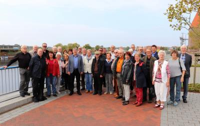 Die Teilnehmer der Studienreise mit Bürgermeister Dr. Oliver Hermann I Foto: Martin Ferch (Bild vergrößern)