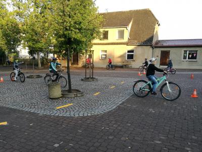 Fahrradparcours mit dem ADAC