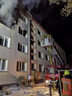 Dramatischer Wohnungsbrand in der Grünstraße: Spenden willkommen