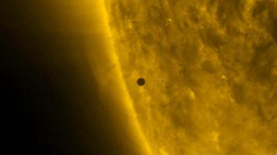 Vorschaubild zur Meldung: Tag der Astronomie zum Merkur-Transit