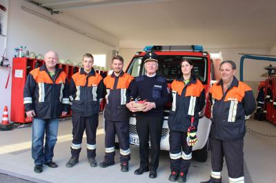 Foto zur Meldung: 3 neue Führerscheinbesitzer bei der Feuerwehr