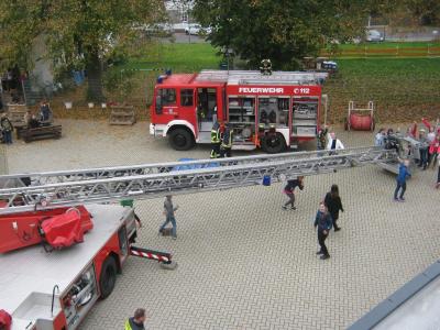 Feuerwehrtag in der Regelschule Mihla (Bild vergrößern)