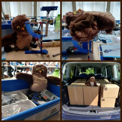Bild der Meldung: Maskottchen Rudi bringt LEGO an die Schule :)