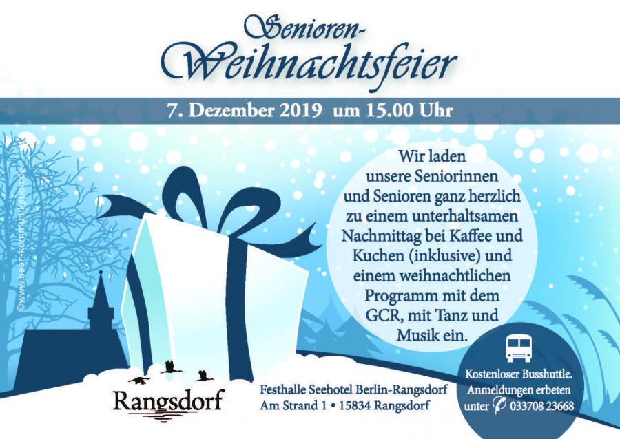 Einladung Zur Senioren Weihnachtsfeier Dies passt nicht zu unserer firma da wir nur eine kleiner.