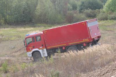 Foto zur Meldung: Kreisfeuerwehr absolviert Fahrsicherheitstraining Foto zur Meldung: Kreisfeuerwehr absolviert Fahrsicherheitstraining