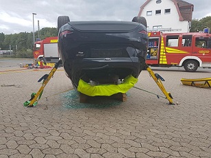 Foto zur Meldung: Feuerwehr übt für Ernstfall Foto zur Meldung: Feuerwehr übt für Ernstfall