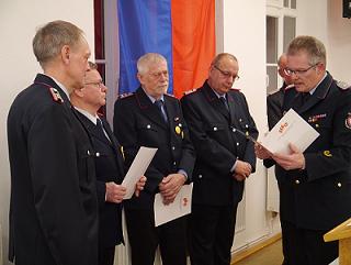 Foto zur Meldung: Neuwahlen bei der Feuerwehr Ohndorf