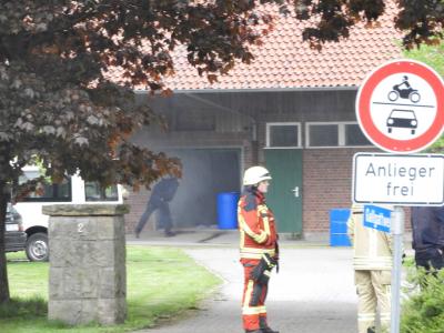 Foto zur Meldung: Gefahrgutübung in Vehlen